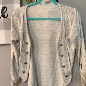 Maurices cute shrug with buttons.